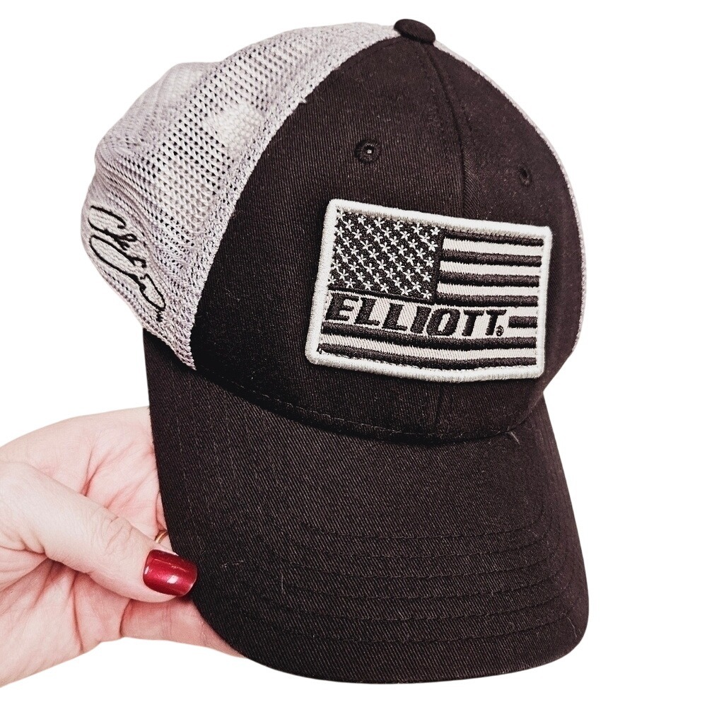 Chase Elliott Hat NASCAR Trucker Racing Cap‎ #9 American Flag Baseball